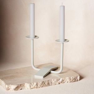 Via Maris Rest Candleholder in Cloud